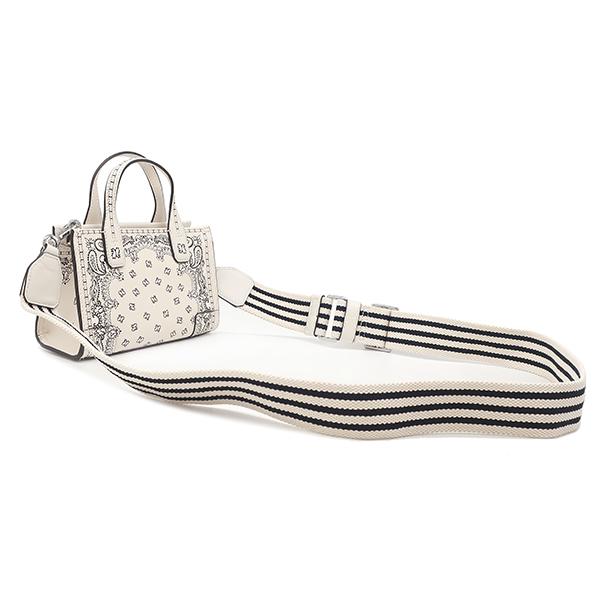 TORY BURCH バンダナ柄ショルダーバッグ　小型 TORY BURCH（トリーバーチ） 2WAYバッグ ペイズリー柄 ミニ トート