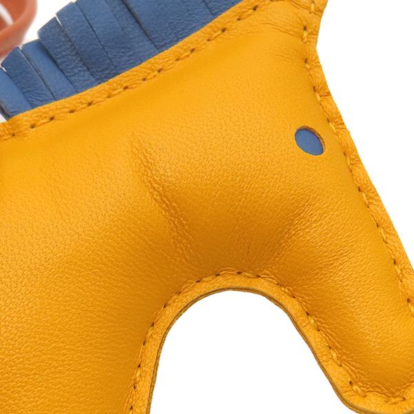 ❤未使用品❤ロデオMM カーネリアン エルメス C刻印 箱付き バッグチャーム HERMES（エルメス） ロデオMM アニョーミロ バッグチャーム セレステ