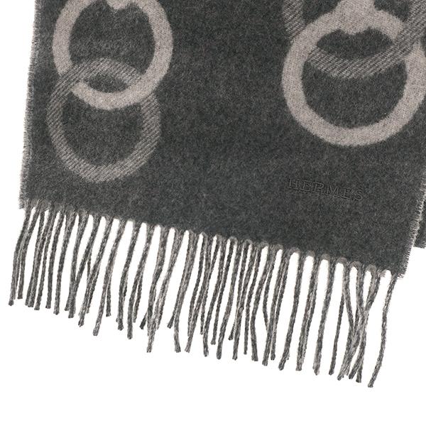 HERMES（エルメス） マフラー エニー モール カシミヤ グレー
