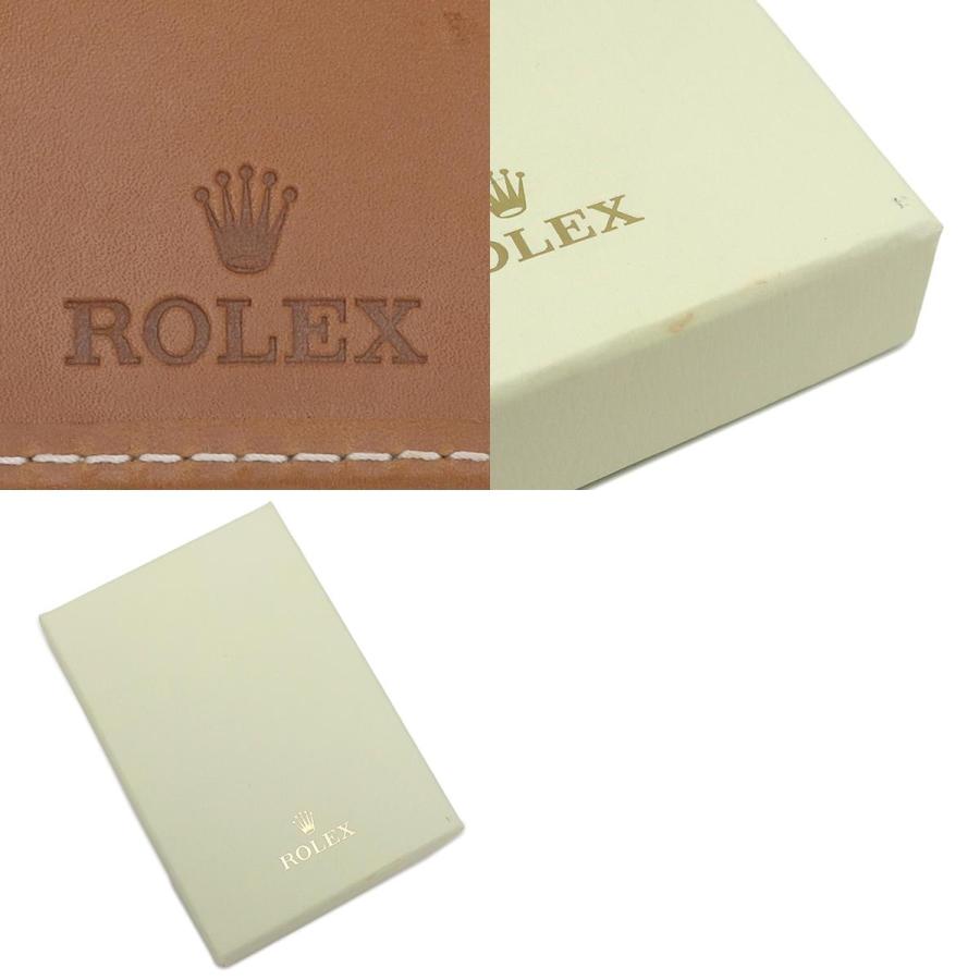 ROLEX ロレックス　キーケース ROLEX（ロレックス） キーケース レザー ブラウン キャメル ノベルティ