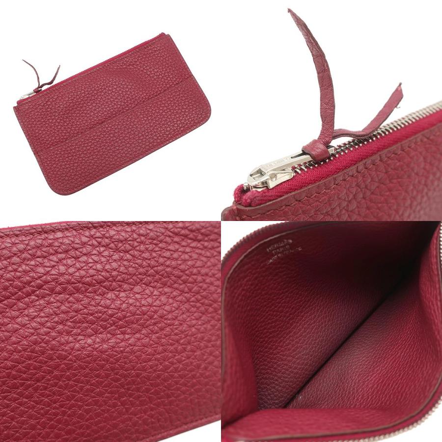HERMES（エルメス） 長財布 ドゴン ドゴンGM トゴ レッド ルビー 赤 