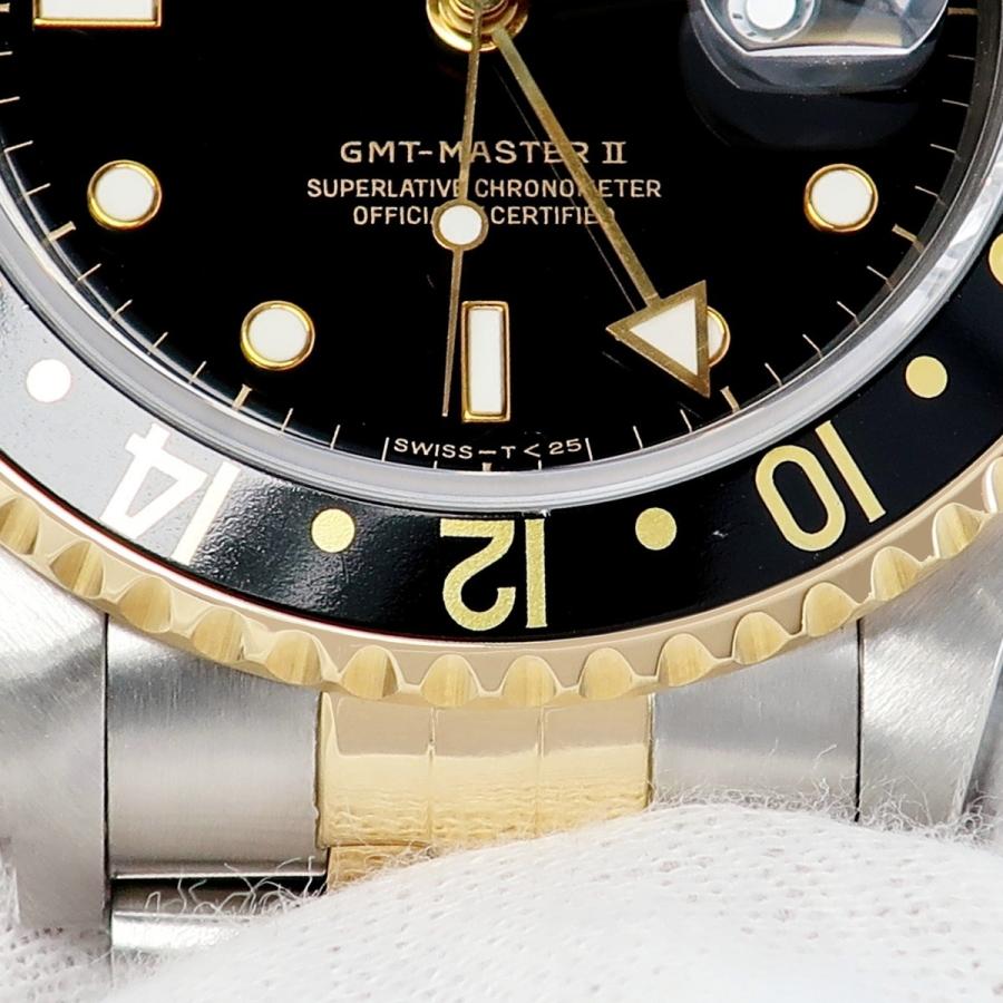 GMTマスターII 【3年保証】 ロレックス GMTマスター2 16713 S番