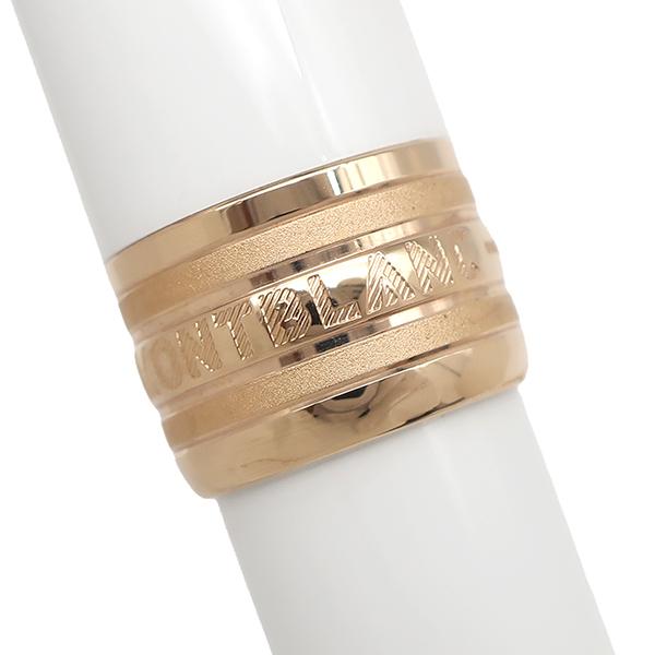 MONTBLANC ホワイトボールペン 箱付き 品の良い白×ゴールド本体 中古)MONTBLANC モンブラン ローラーボール スペシャルエディション
