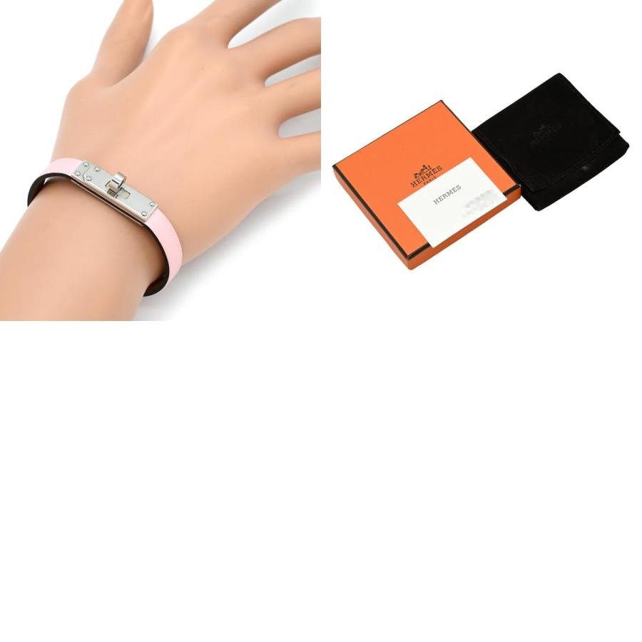新品 エルメス ミニケリーブレスレット ローズサクラ HERMES（エルメス） ブレスレット ケリー マイクロ ケリー ヴォー