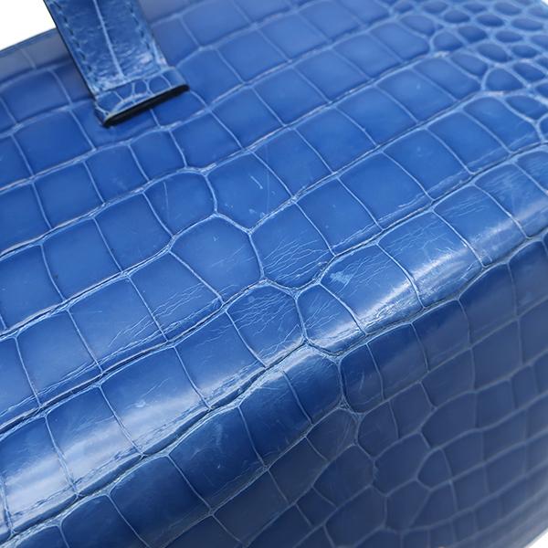 HERMES（エルメス） 長財布 ベアン ベアンスフレ アリゲーター ブルー