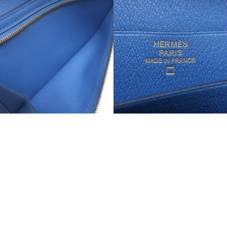 HERMES（エルメス） 長財布 ベアン ベアンスフレ アリゲーター ブルー