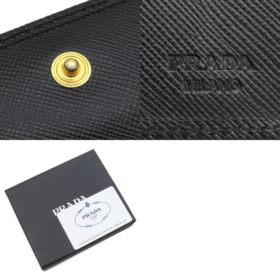 SAFFIANO（PRADA） プラダ 二つ折り財布 サフィアーノ Wホック