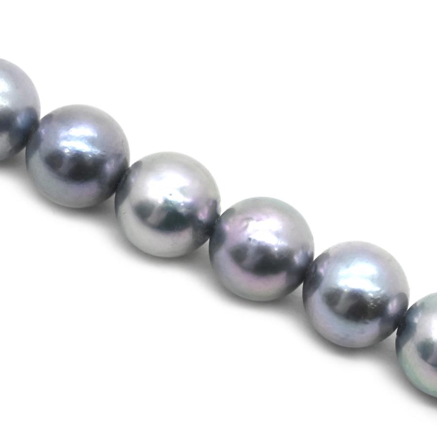 TASAKI ネックレス あこやパール イヤリング セット グレー