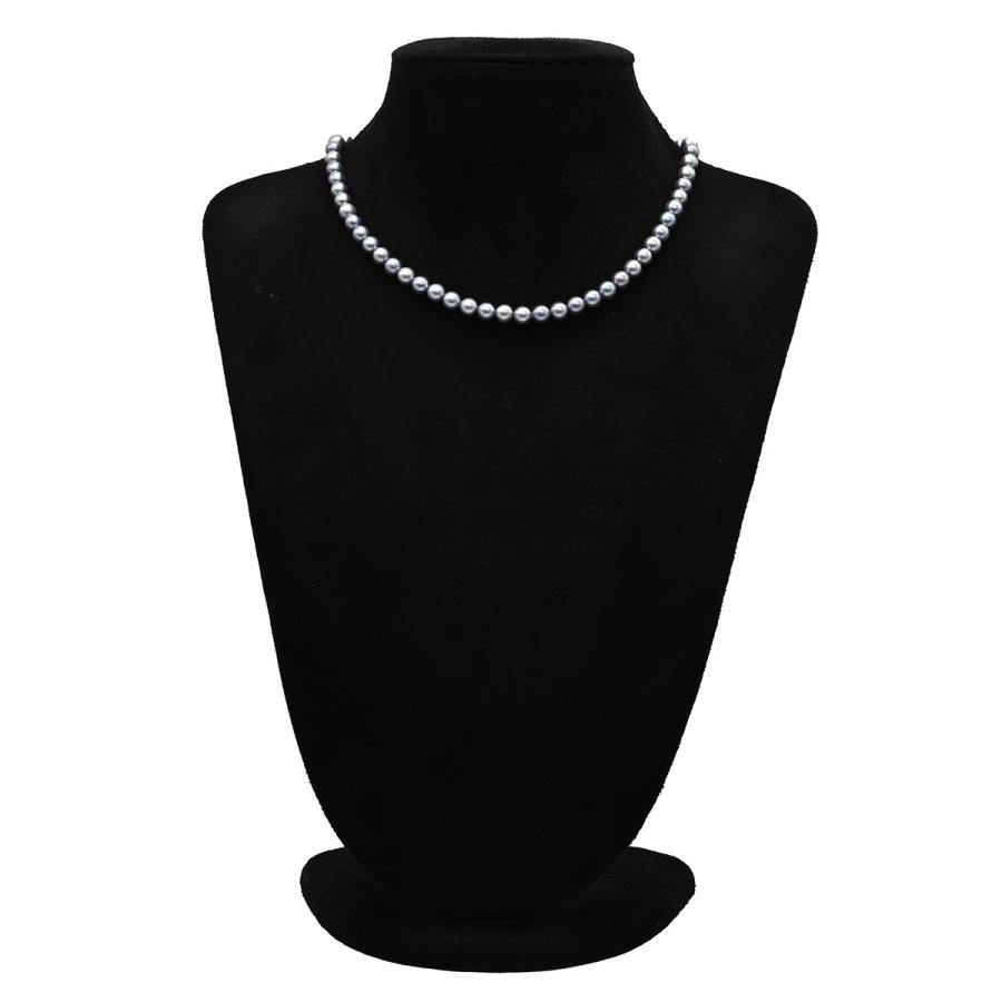 TASAKI ネックレス あこやパール イヤリング セット グレー