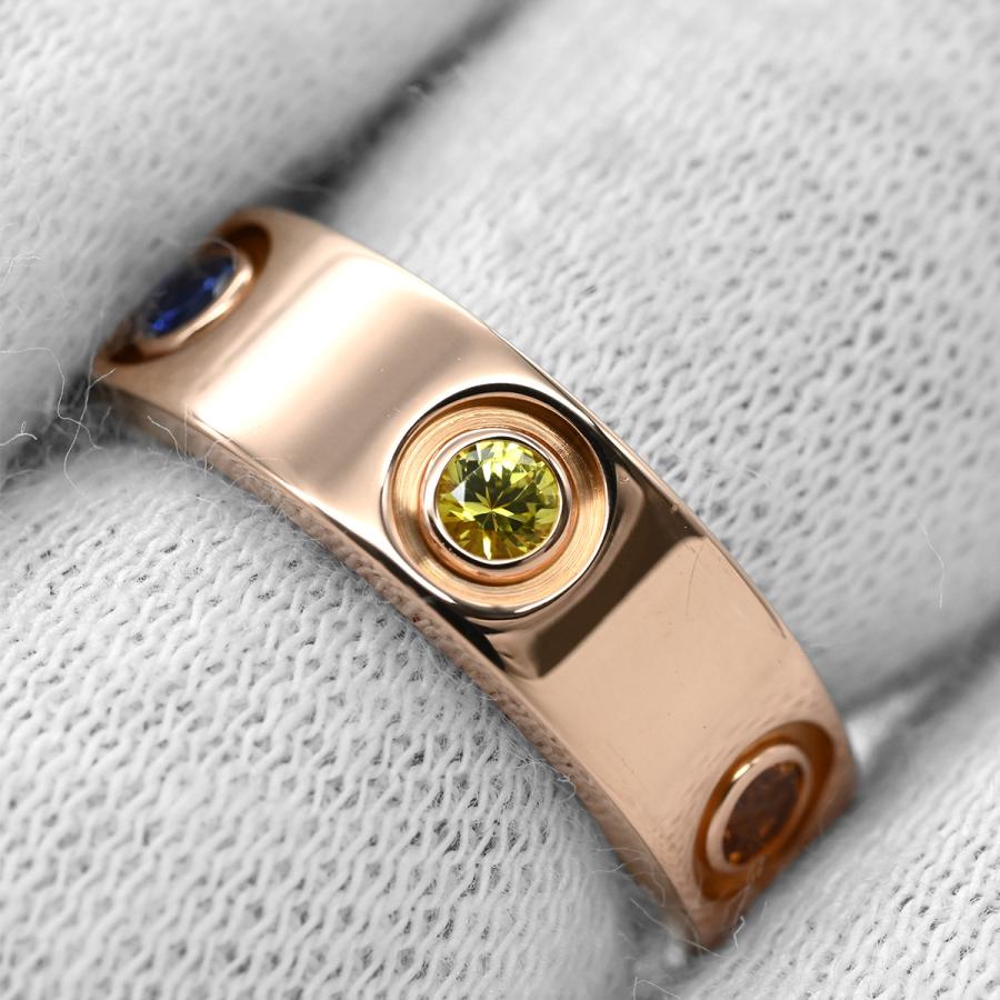 LOVE（Cartier） カルティエ リング 指輪 ラブ ラブリング マルチ