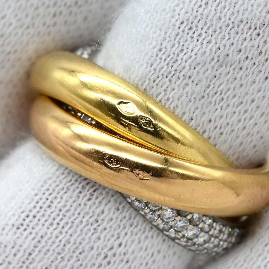 TRINITY（Cartier） カルティエ リング 指輪 トリニティ セミパヴェ