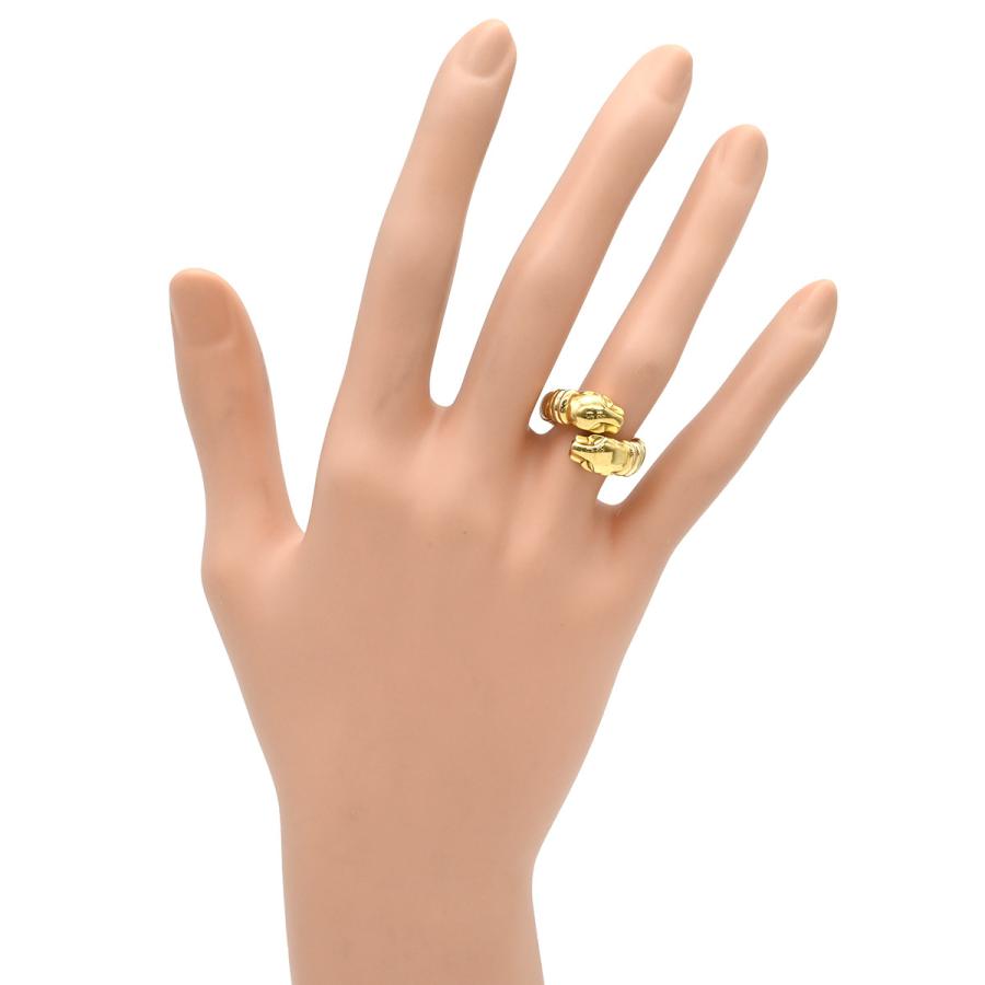 カルティエ Cartier パンテールドゥカルティエリング K18YG パンサー PANTHERE DE CARTIER カルティエ リング 指輪 パンテール ドゥ