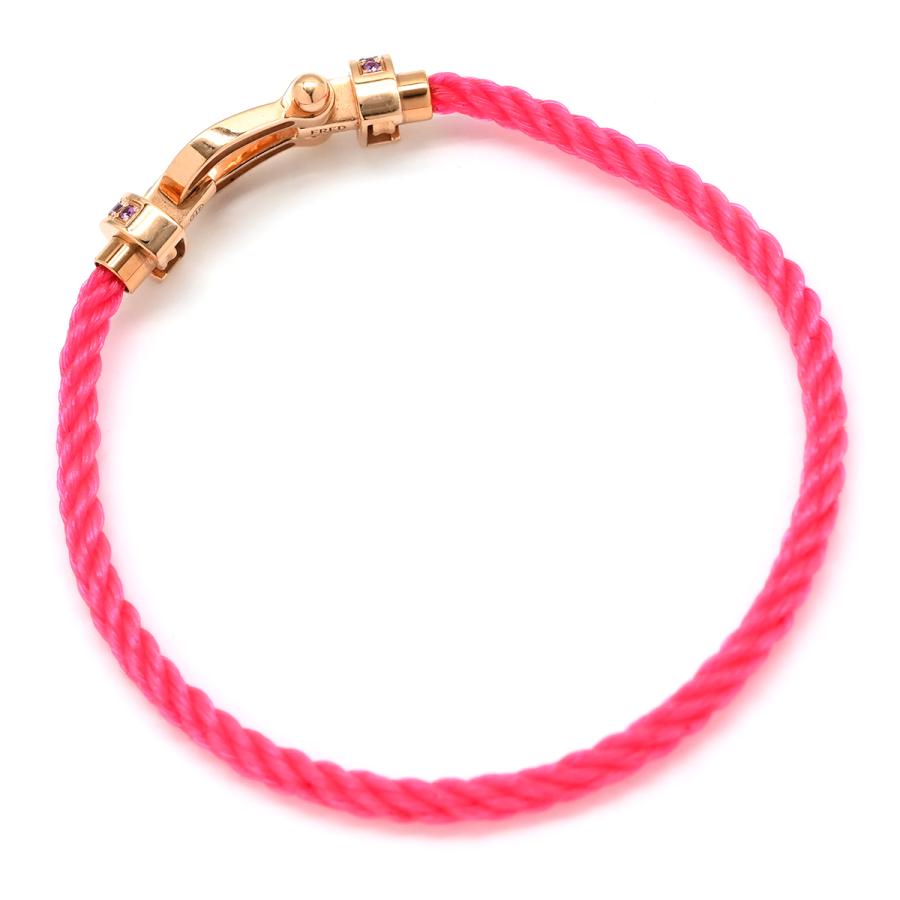 フレッド ブレスレット フォース10 MM ピンク PG×ピンク #14 ダイヤ 