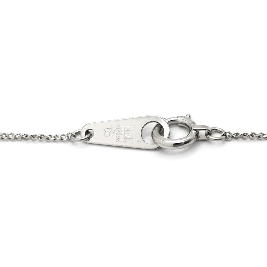 ネックレス ソリティア ダイヤモンド 0.54ct シルバー プラチナ 