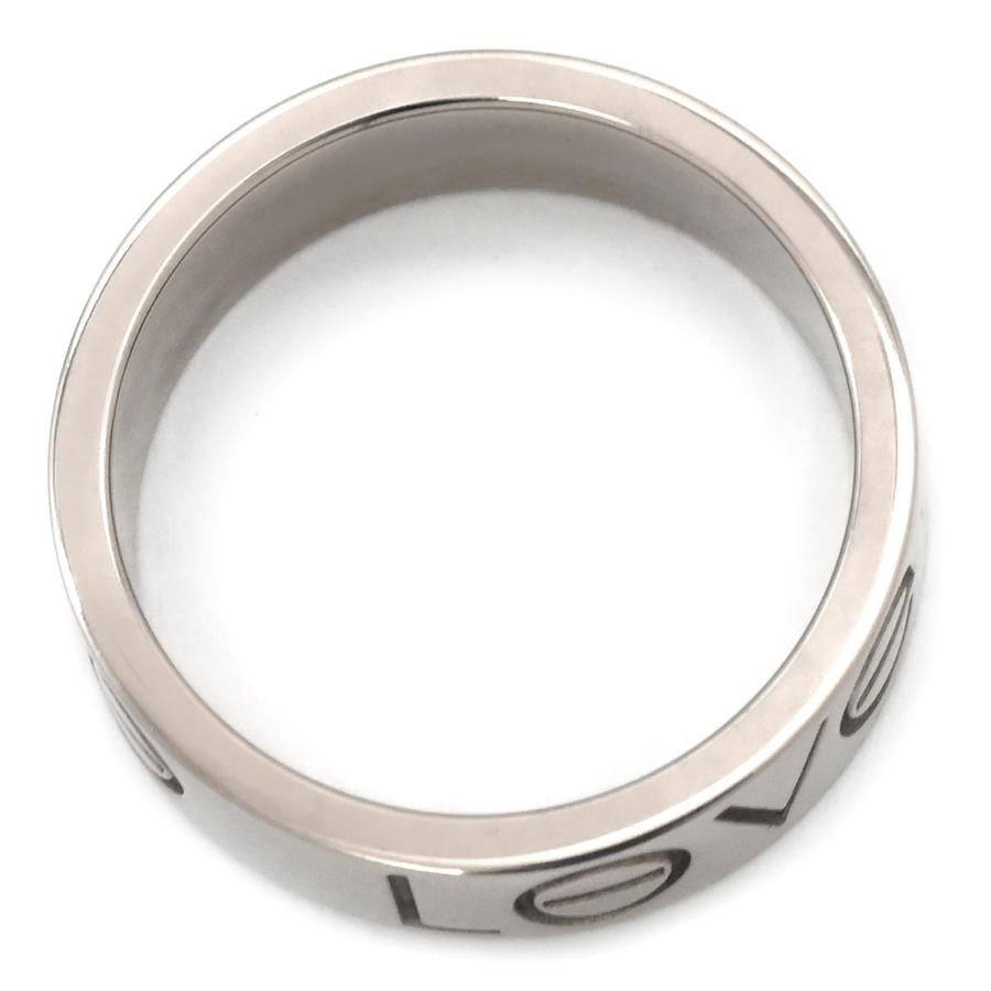 カルティエ リング 指輪 ラブ ラブリング 2006年クリスマス限定モデル シルバー WG #52 LOVE Ring Au750 18K 18金 12号_1