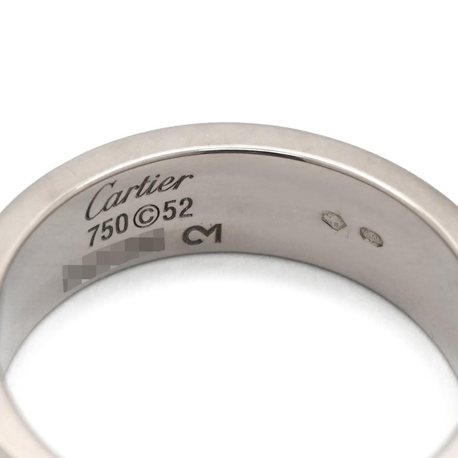 カルティエ リング 指輪 ラブ ラブリング 2006年クリスマス限定モデル シルバー WG #52 LOVE Ring Au750 18K 18金 12号_2