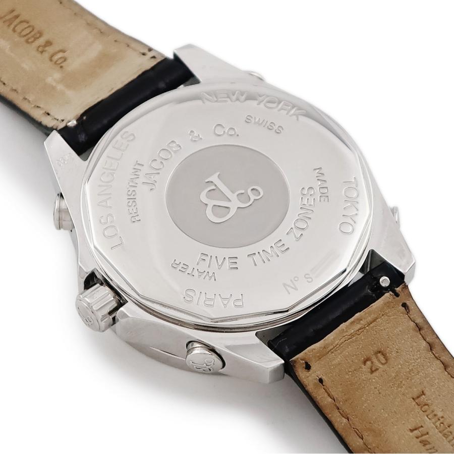 JACOB&CO（ジェイコブ） 【3年保証】 5タイムゾーン 40mm スカル 純正