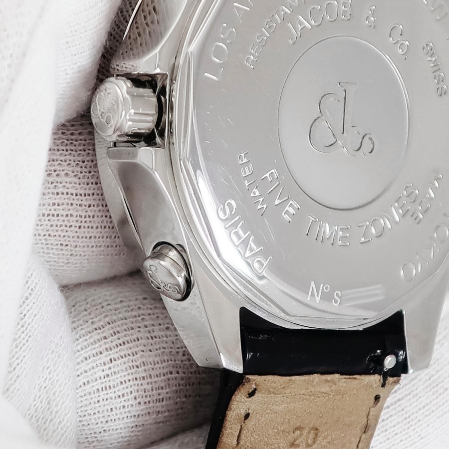 JACOB&CO（ジェイコブ） 【3年保証】 5タイムゾーン 40mm スカル 純正
