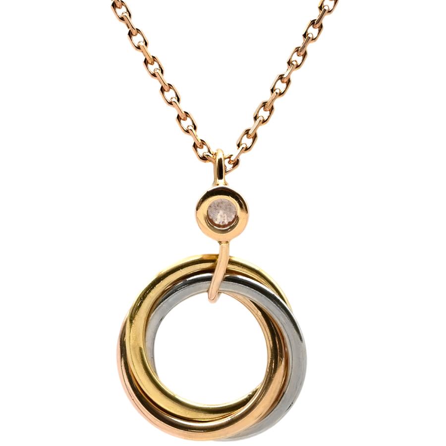 TRINITY（Cartier） カルティエ ネックレス トリニティ マルチカラー
