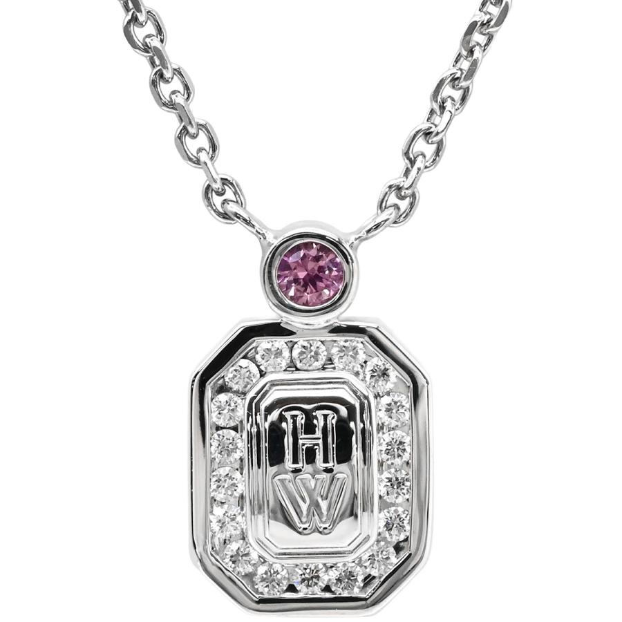 ハリー・ウィンストン（HARRY WINSTON） ネックレス HWロゴ ペンダント