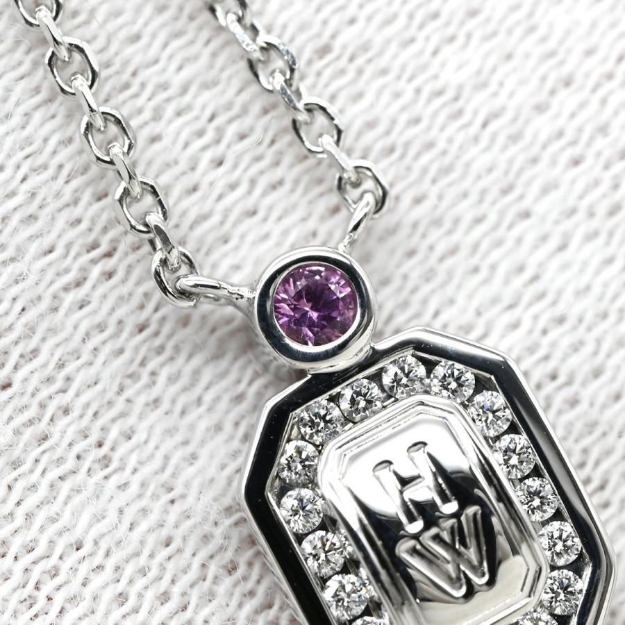 ハリー・ウィンストン（HARRY WINSTON） ネックレス HWロゴ ペンダント