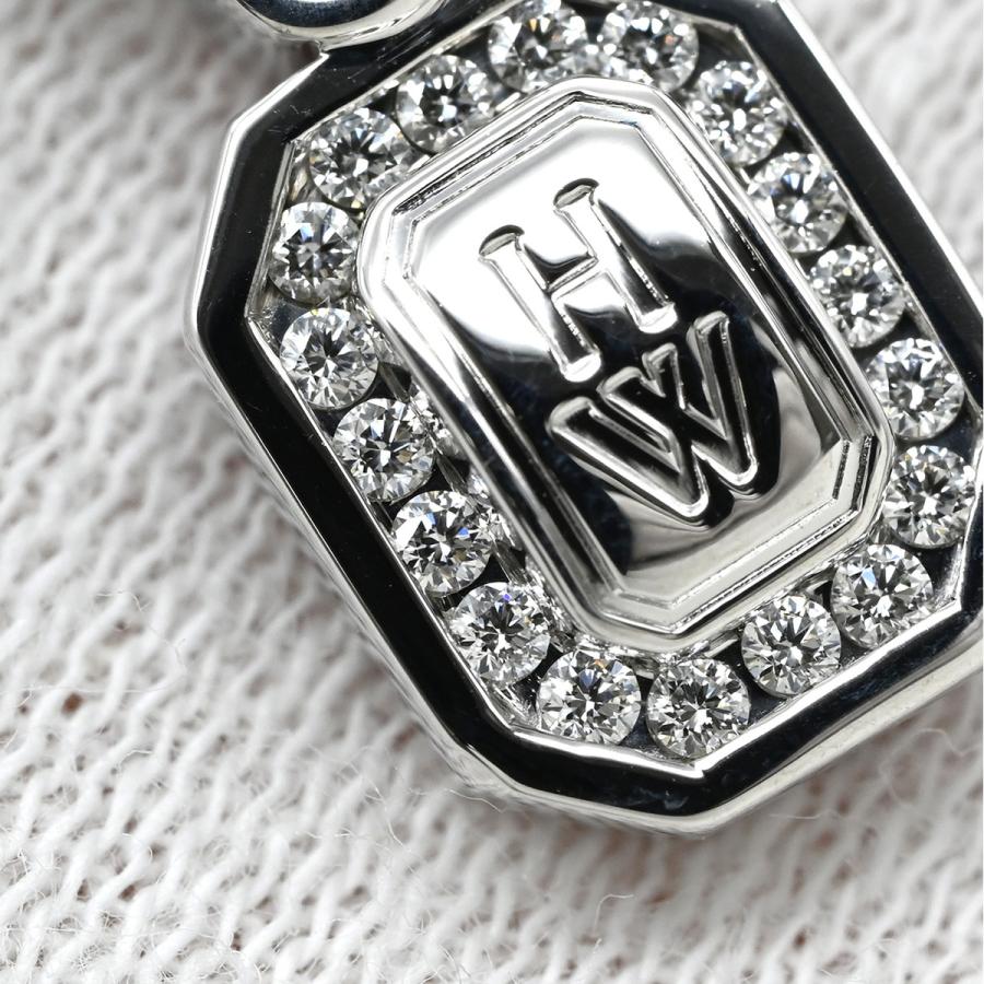 ハリー・ウィンストン（HARRY WINSTON） ネックレス HWロゴ ペンダント