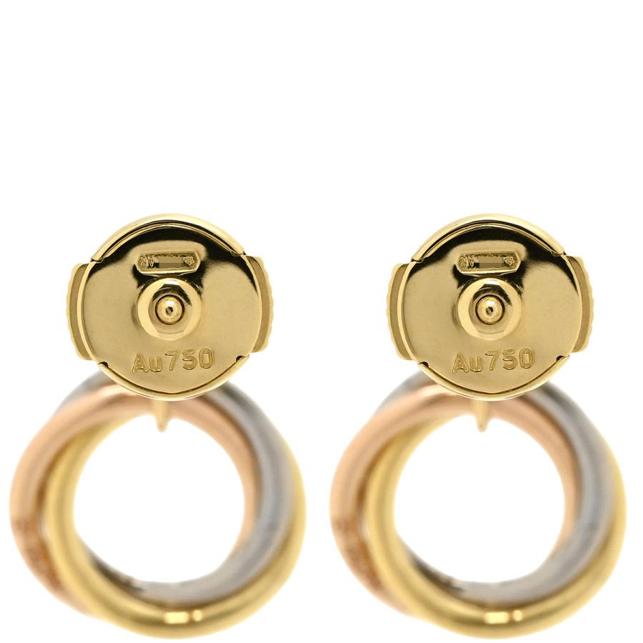TRINITY（Cartier） カルティエ ピアス トリニティ ダイヤ マルチ