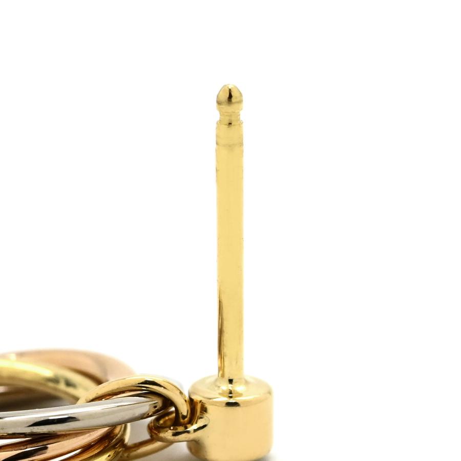 TRINITY（Cartier） カルティエ ピアス トリニティ ダイヤ マルチ