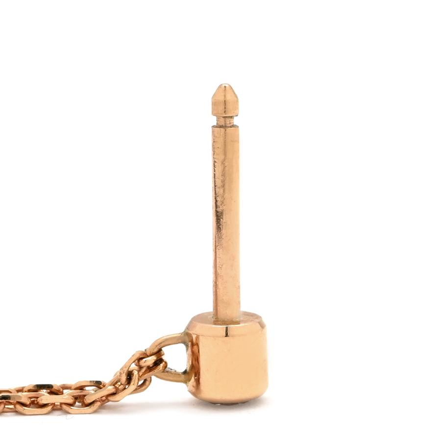 TRINITY（Cartier） カルティエ ピアス トリニティ 1Pダイヤ マルチ
