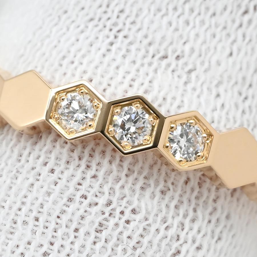 CHAUMET（ショーメ） リング 指輪 ビー ドゥ ダイヤ3石 ゴールド