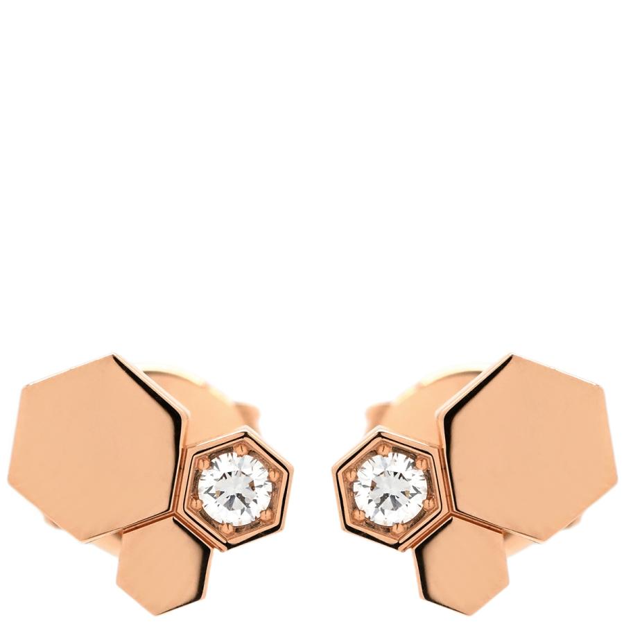 CHAUMET（ショーメ） ピアス ビー ドゥ ダイヤ ゴールド ピンク