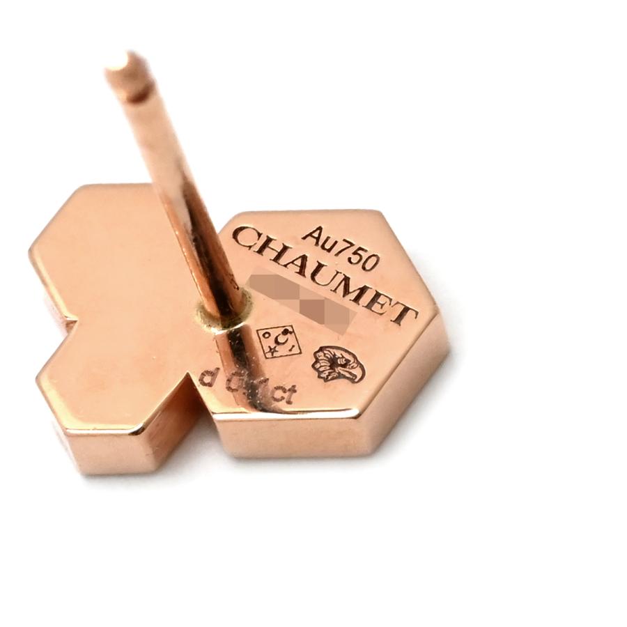 CHAUMET（ショーメ） ピアス ビー ドゥ ダイヤ ゴールド ピンク