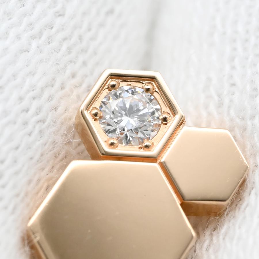 CHAUMET（ショーメ） ピアス ビー ドゥ ダイヤ ゴールド ピンク