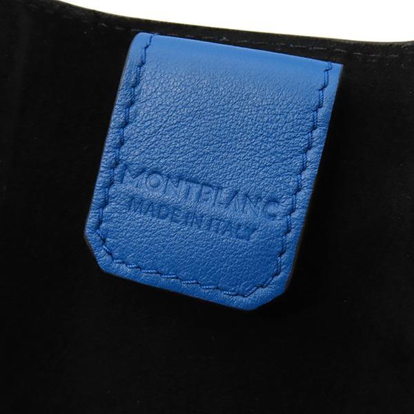 MONT BLANC ペンポーチ 青 MONTBLANC（モンブラン） ペンケース アーバンスピリット 1本用 レザー