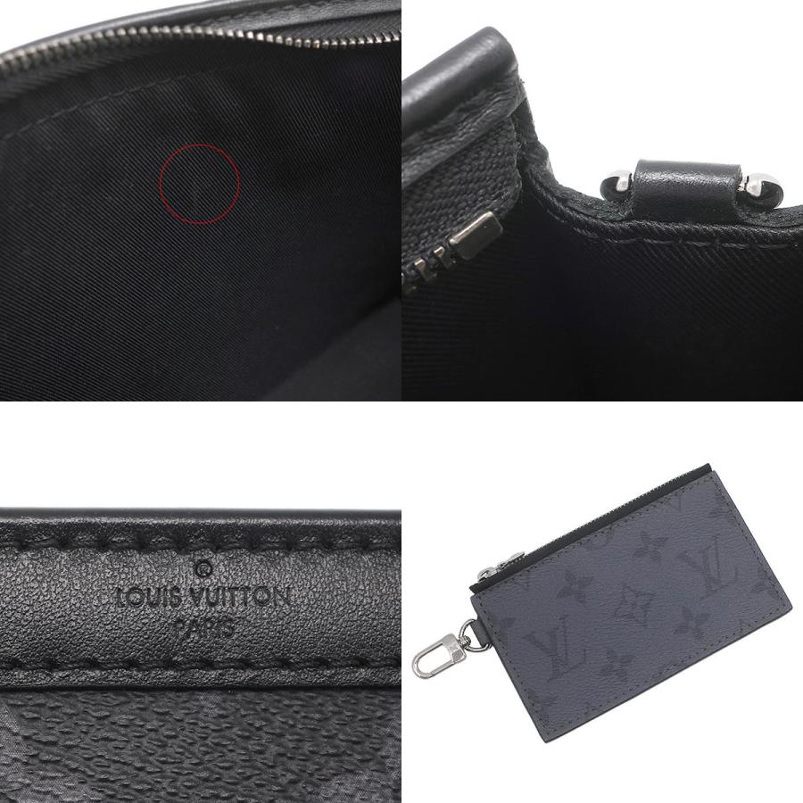LOUIS VUITTON ルイヴィトン モノグラムエクリプス ガストン・ウェアラブルウォレット ショルダーバッグ ブラック ノワール レザー×PVC M81124 シルバー金具 LOUIS VUITTON（ルイ・ヴィトン） モノグラム エクリプス ガストン