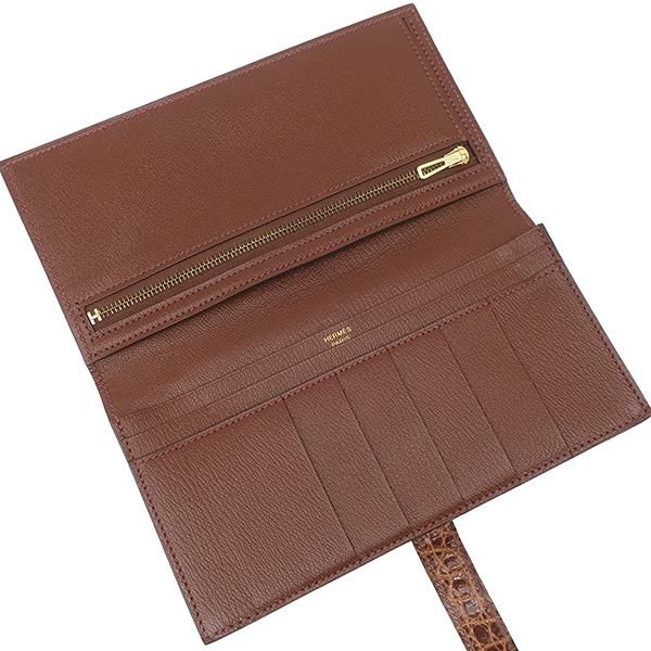 HERMES（エルメス） 長財布 ベアン ベアンスフレ アリゲーター 