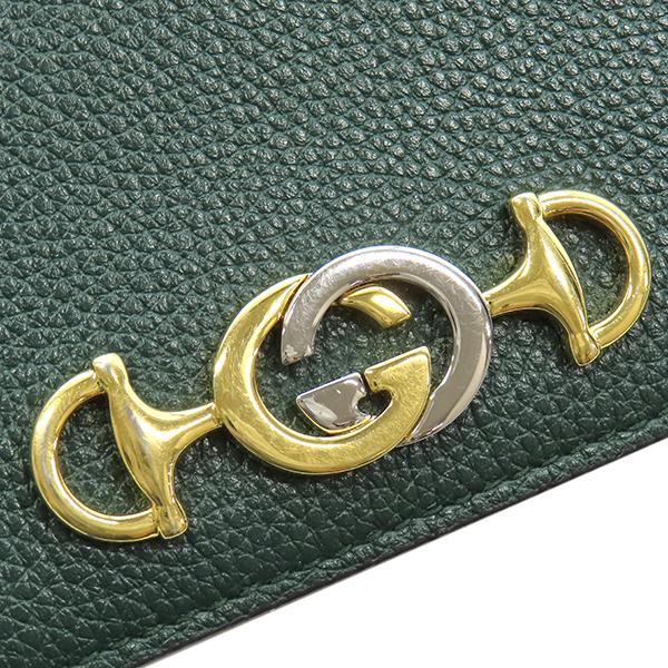 GUCCI（グッチ） 二つ折り財布 ズゥミ ズゥミ ミニ チェーンウォレット