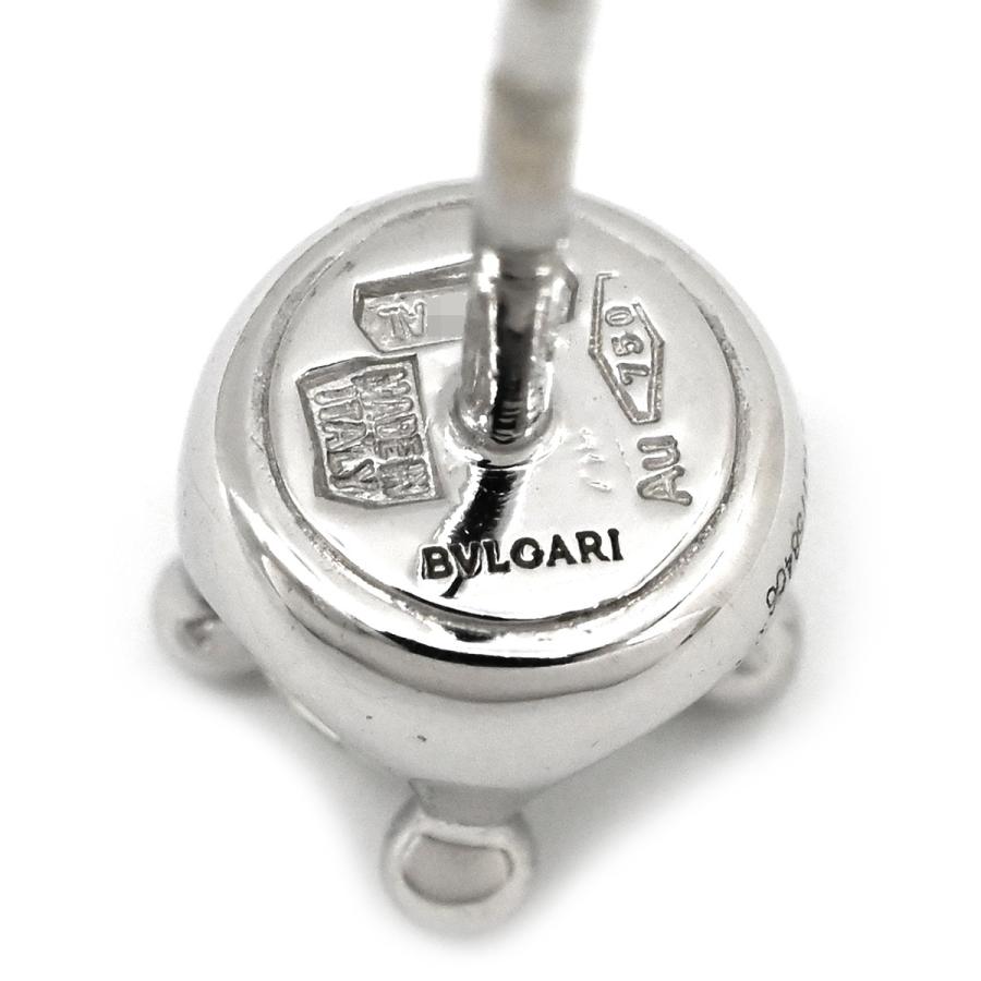 【美品】BVLGARI ブルガリ コロナ ダイヤモンド ピアス 片耳用 6439 BVLGARI（ブルガリ） ピアス コロナ ダイヤ シルバー ホワイトゴールド