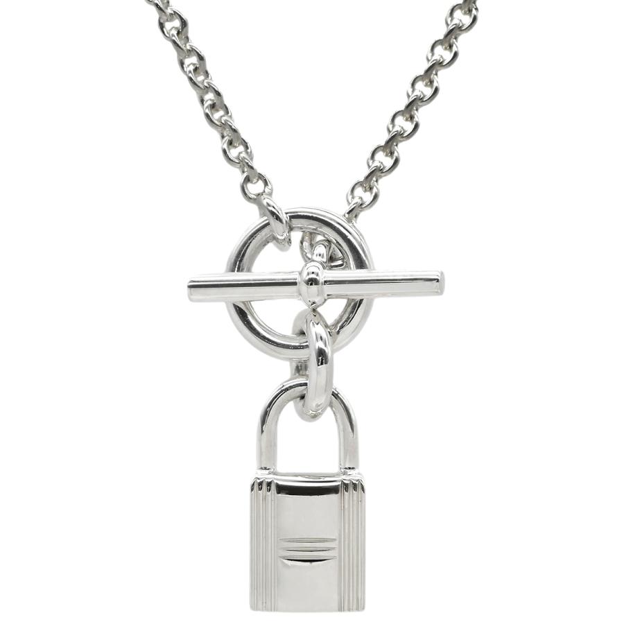 HERMES アミュレット カデナ&キー モチーフ ペンダントトップ 925 HERMES（エルメス） ネックレス アミュレット ケリー カデナ シルバー