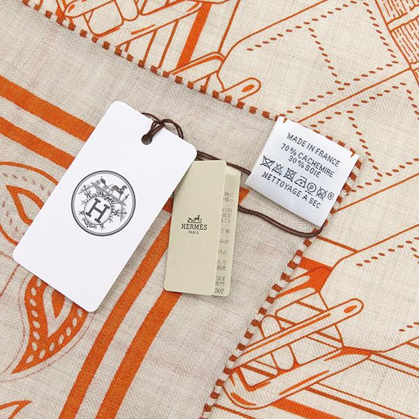 HERMES（エルメス） ストール カレ140 カレ140 カレジェアン カシミヤ