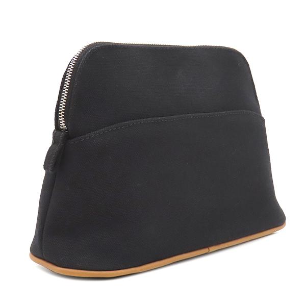 エルメス ポーチ ボリード ブラック HERMES（エルメス） ポーチ ボリード ボリードポーチ ミニ コットン