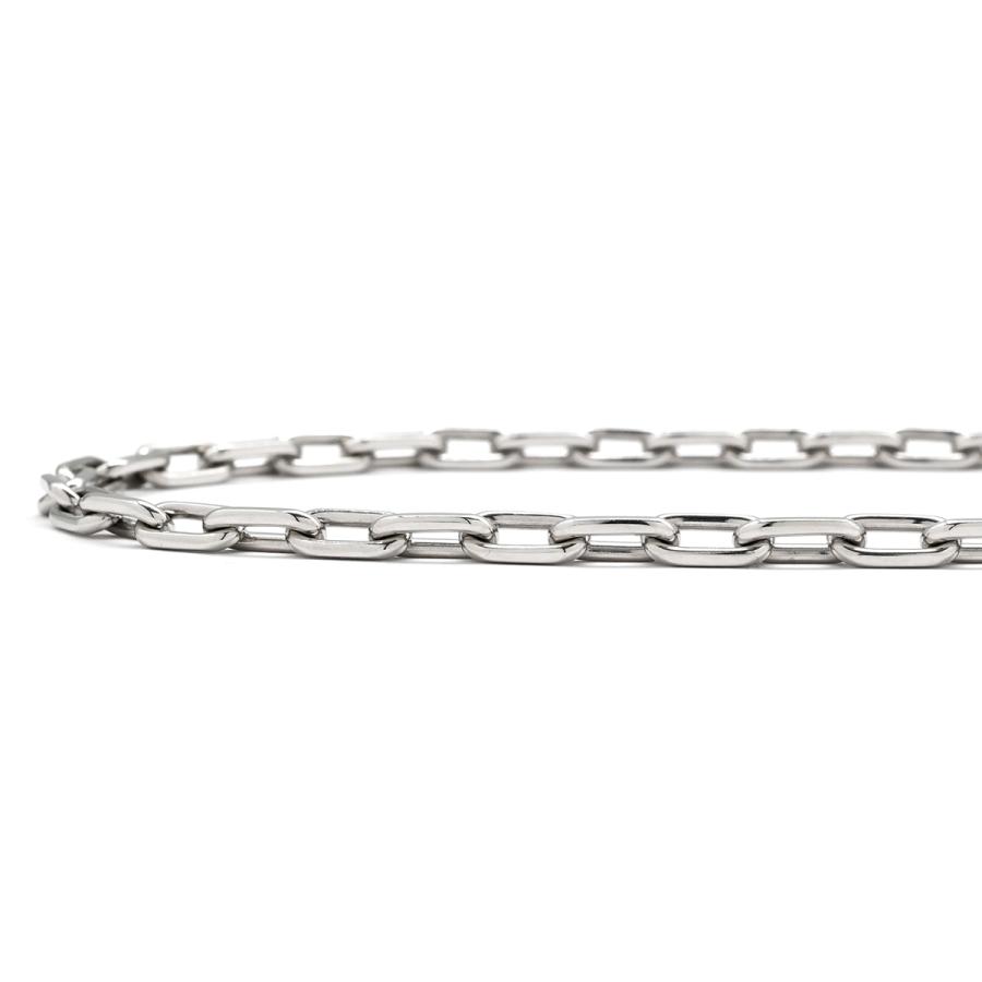 CARTIER カルティエ ネックレス スパルタカス K18WG 新品仕上げ Cartier（カルティエ） 新品仕上げ スパルタカス ネックレス 45.5cm