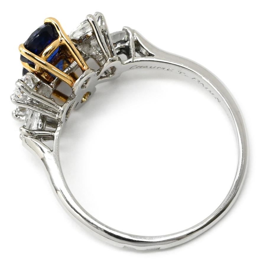 CHAUMET ショーメ 貴金属・宝石 リング 指輪 CHAUMET（ショーメ） リング 指輪 サファイア ダイヤ リング シルバー