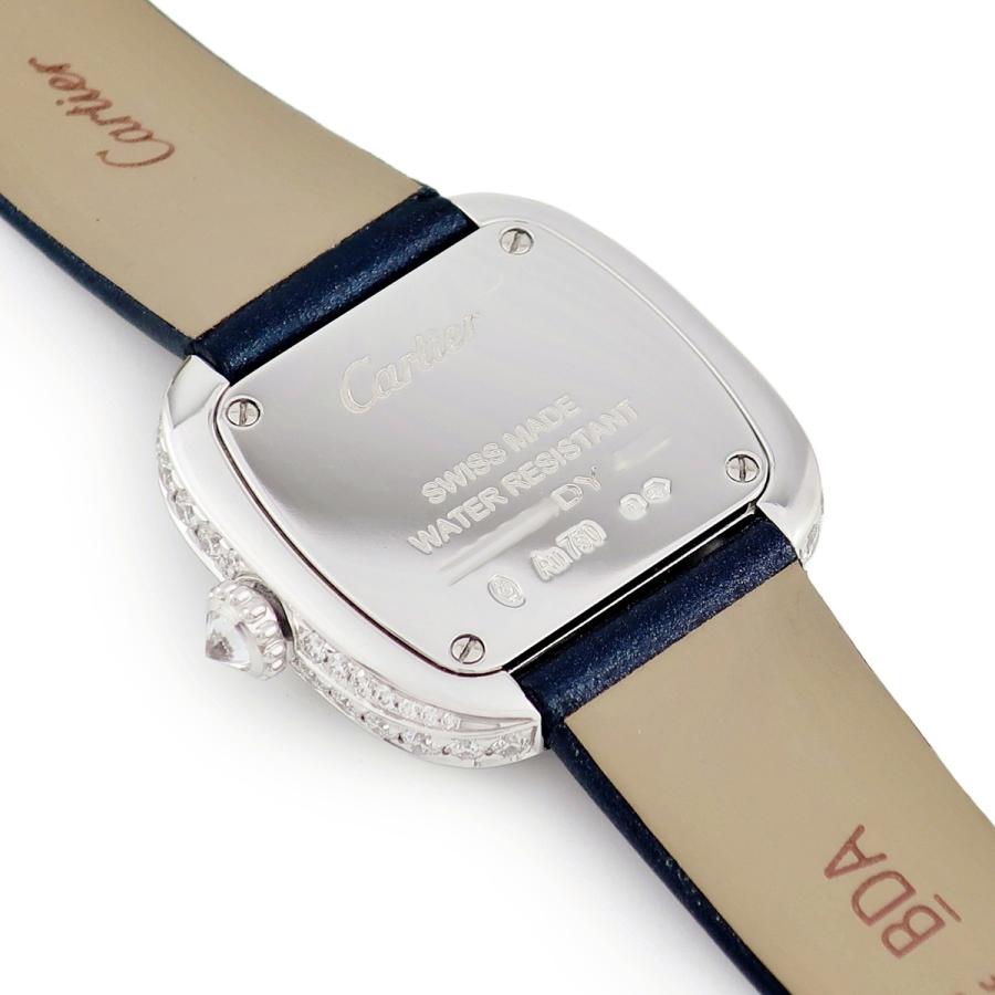 カルティエ Cartier クッサン ドゥ カルティエ ウォッチ SM WJCS0002 シルバー ホワイトゴールド クオーツ レディース 腕時計 Cartier - カルティエ Cartier クッサン ドゥ カルティエ ウォッチ SM