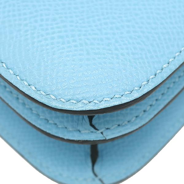 エルメス HERMES コンスタンス3 ミニ 18 ミロワール カバン 肩掛け ショルダーバッグ ヴォーエプソン セレスト ブルー 未使用 HERMES - エルメス HERMES コンスタンス3 ミニ 18 ミロワール カバン