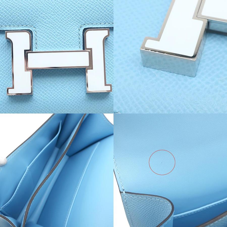 エルメス HERMES コンスタンス3 ミニ 18 ミロワール カバン 肩掛け ショルダーバッグ ヴォーエプソン セレスト ブルー 未使用 楽天市場】HERMES エルメス コンスタンス3 ミニ 18 ミロワール カバン