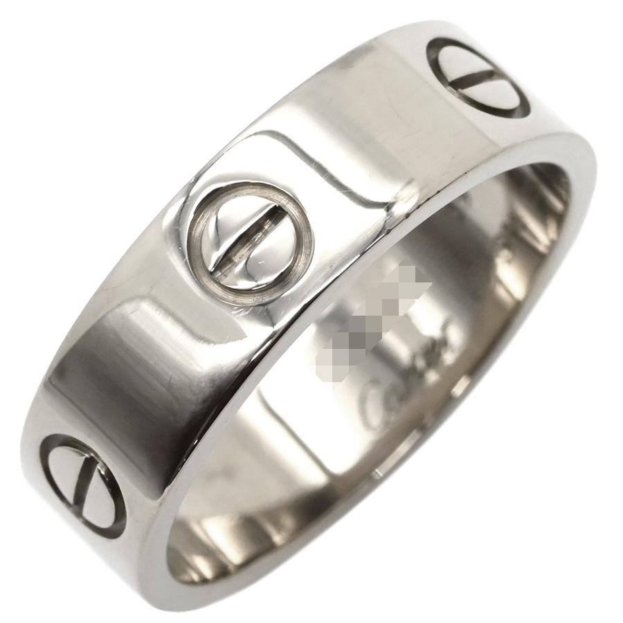 LOVE（Cartier） カルティエ リング 指輪 ラブ ラブリング シルバー WG