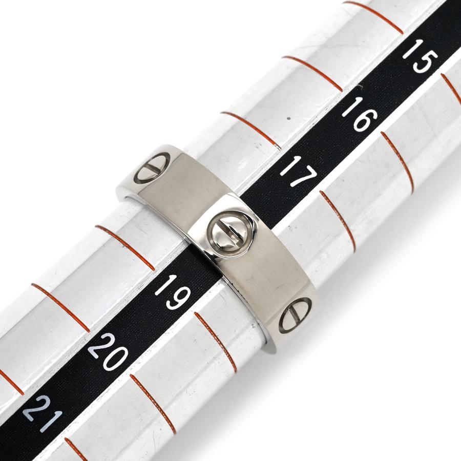 LOVE（Cartier） カルティエ リング 指輪 ラブ ラブリング シルバー WG