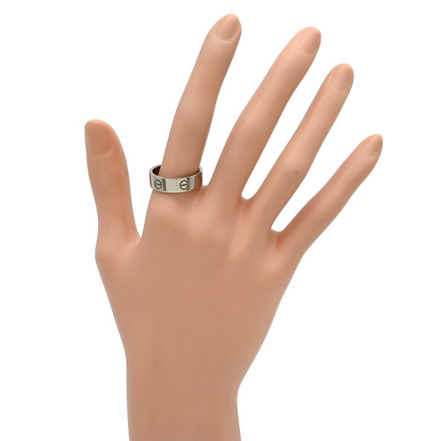 Cartier　カルティエ　LOVE ラブリング ミニラヴ　リング　指輪　59 LOVE（Cartier） カルティエ リング 指輪 ラブ ラブリング シルバー WG