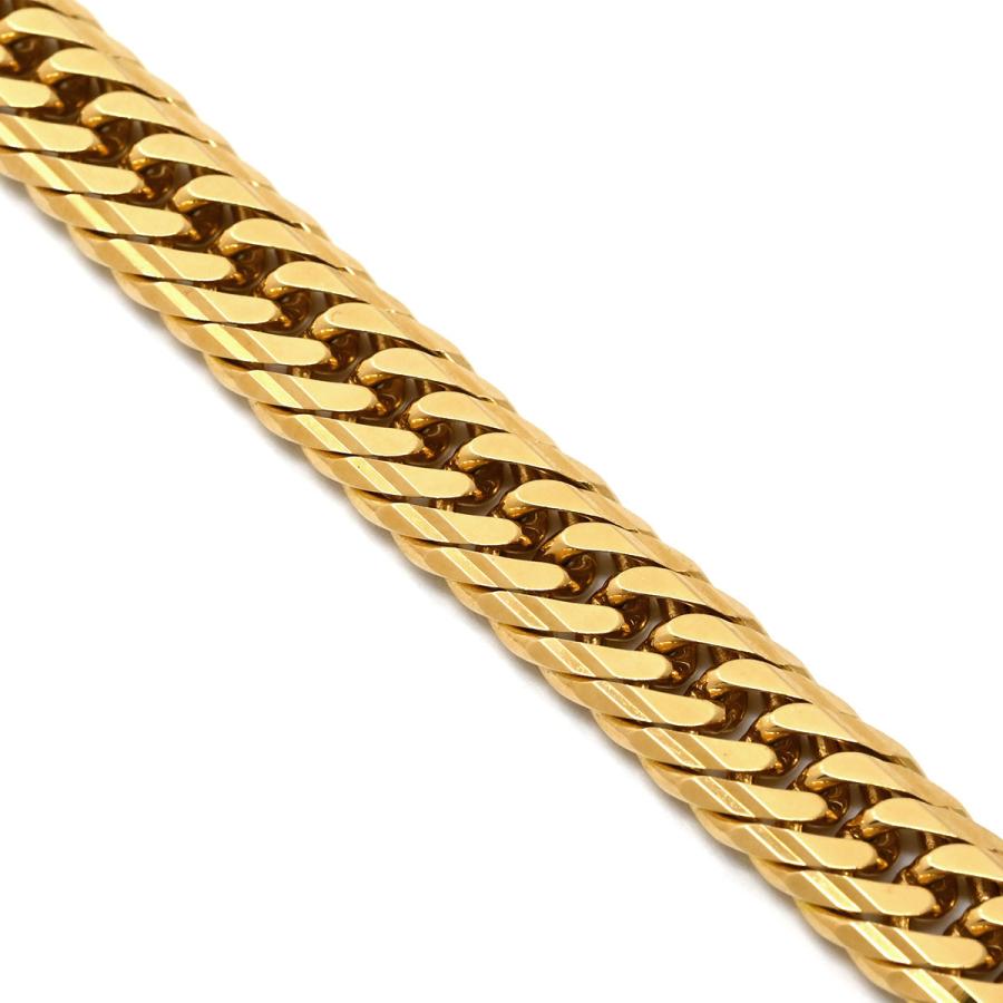 喜平 ブレスレット K18 18金 18.2cm 30.5g 16面トリプル K18YG